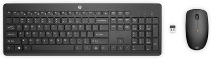 HP 235 WIRELESS MOUSE KB COMBO-FRA keyboard Mouse included Office RF Wireless Black