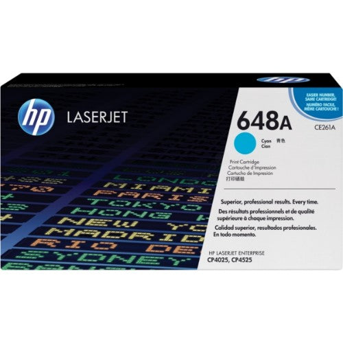 HP CE261A/648A Toner cartridge cyan, 11K pages ISO/IEC 19798 for HP CLJ CP 4025/4520