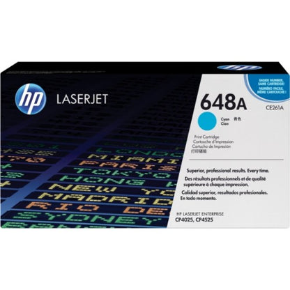 HP CE261A/648A Toner cartridge cyan, 11K pages ISO/IEC 19798 for HP CLJ CP 4025/4520