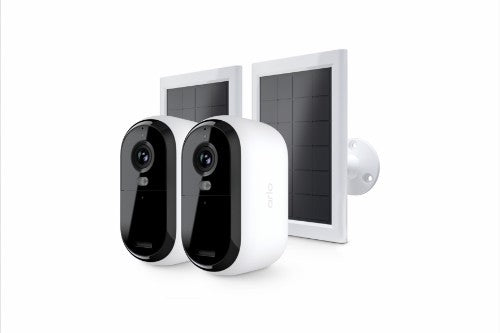 Arlo Essential 3 2K Security Camera, 2-cam with Solar Panel