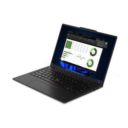 Lenovo ThinkPad X1 Carbon Gen 12 Intel Core Ultra 7 155U Laptop 35.6 cm (14") WUXGA 16 GB LPDDR5x-SDRAM 512 GB SSD Wi-Fi 6E (802.11ax) Windows 11 Pro UK English Black