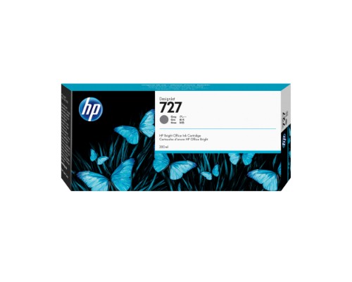 HP F9J80A/727 Ink cartridge gray 300ml for HP DesignJet T 920/930