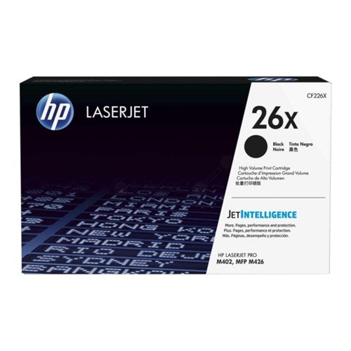 HP CF226X/26X Toner cartridge high-capacity, 9K pages ISO/IEC 19752 for HP LaserJet M 402/e