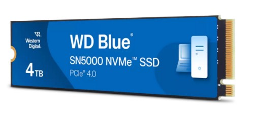 Western Digital Blue SN5000 4 TB M.2 PCI Express 4.0 NVMe