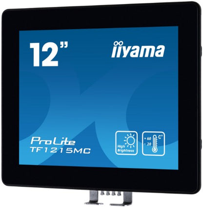 iiyama TF1215MC-B1 computer monitor 30.7 cm (12.1") 1024 x 768 pixels LCD Touchscreen Black
