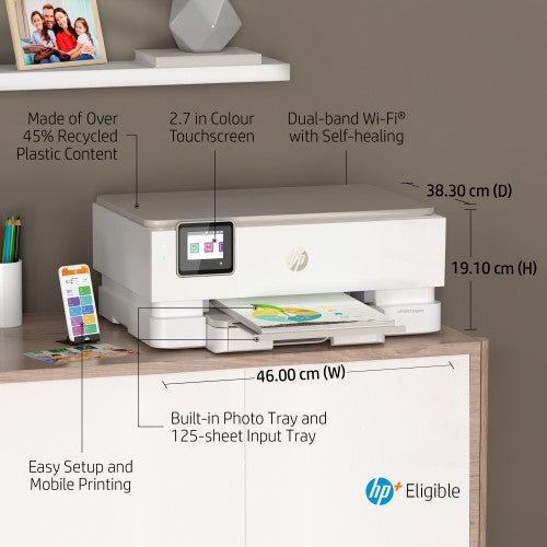 HP ENVY Inspire 7220e Wireless All-in-One Color Printer, Instant Ink; Copier, Scanner