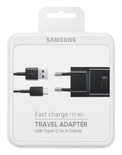 Samsung EP-TA20 Universal Black AC Fast charging Indoor, Outdoor