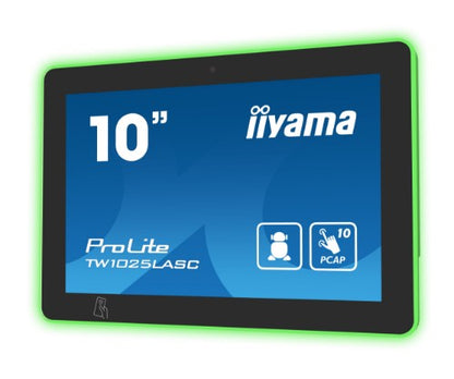 iiyama TW1025LASC-B1PNR computer monitor 25.6 cm (10.1") 1280 x 800 pixels LED Touchscreen