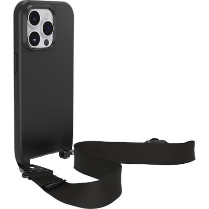 OtterBox React Lanyard Case with MagSafe for iPhone 14 Pro Max, Ultra-Slim, Protective Case with Adjustable and Detachable Lanyard Strap, Tested to Military Standard, Black