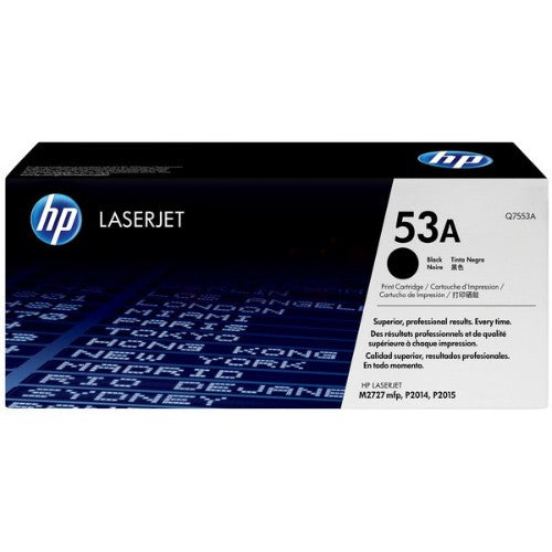 HP Q7553A/53A Toner cartridge black, 3K pages ISO/IEC 19752 for HP LaserJet P 2015