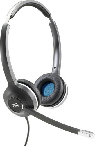 Cisco Headset 532, Wired Dual On-Ear Quick Disconnect Headset with RJ-9 Cable, Charcoal, 2-Year Limited Liability Warranty (CP-HS-W-532-RJ=)