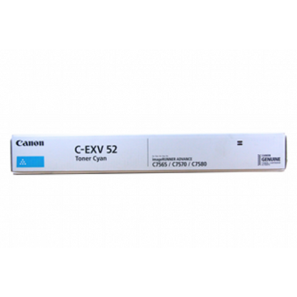 Canon 0999C002/C-EXV52 Toner cyan, 66.5K pages for Canon IR-C 7565