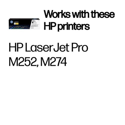 HP CF400X/201X Toner cartridge black high-capacity, 2.8K pages ISO/IEC 19752 for HP Pro M 252