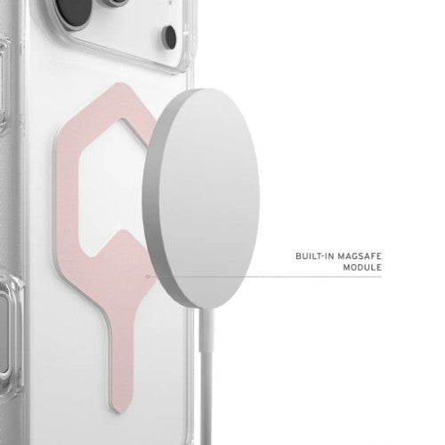 Urban Armor Gear Plyo mobile phone case 17.5 cm (6.9") Cover Rose gold, Transparent