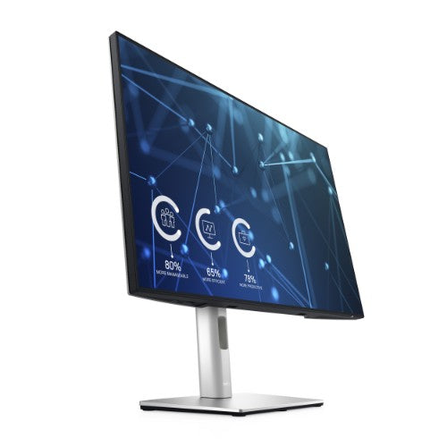 DELL UltraSharp U2421E computer monitor 61.2 cm (24.1") 1920 x 1200 pixels WUXGA LCD Black, Silver