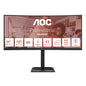 AOC E4 CU34E4CV computer monitor 86.4 cm (34") 3440 x 1440 pixels UltraWide Quad HD LCD Black