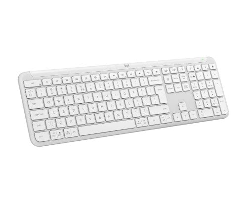 Logitech 920-012466 keyboard Office RF Wireless + Bluetooth QWERTY US International White