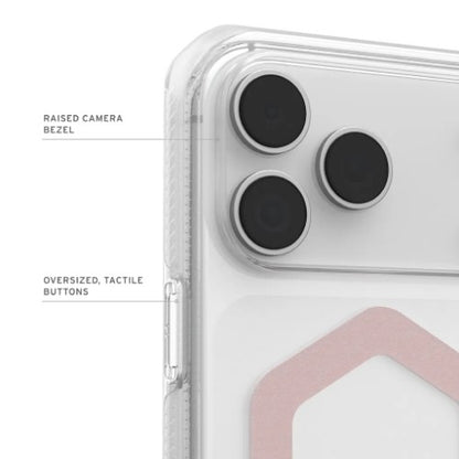 Urban Armor Gear Plyo mobile phone case 17.5 cm (6.9") Cover Rose gold, Transparent