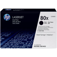 HP CF280XD/80X Toner cartridge black high-capacity twin pack, 2x6.9K pages ISO/IEC 19752 Pack=2 for HP Pro 400/e