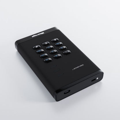 iStorage diskAshur³ SSD 512GB Black | Secure Portable Solid State Drive | FIPS 140-3 Level 3 Complaint |Common Criteria EAL 5+ | PIN protected | AES-XTS 256-bit hardware encryption | GDPR, TAA Compliant | Dust/Water Resistant |