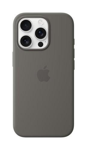 Apple iPhone 16 Pro Silicone Case with MagSafe - Stone Gray