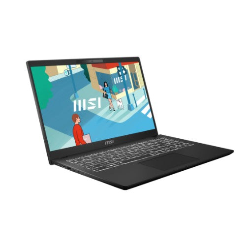 MSI Modern 15 H C13M-274UK Intel® Core™ i7 i7-13700H Laptop 39.6 cm (15.6") Full HD 16 GB DDR4-SDRAM 512 GB SSD Wi-Fi 6E (802.11ax) Windows 11 Home Black