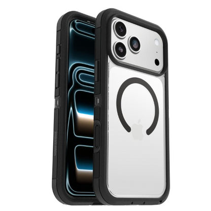 OtterBox Defender Pro XT Clear Series for Apple iPhone 17 Pro Max, transparent/black