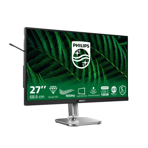 Philips 5000 series 27B2G5601/00 computer monitor 68.6 cm (27") 2560 x 1440 pixels Quad HD LCD Black