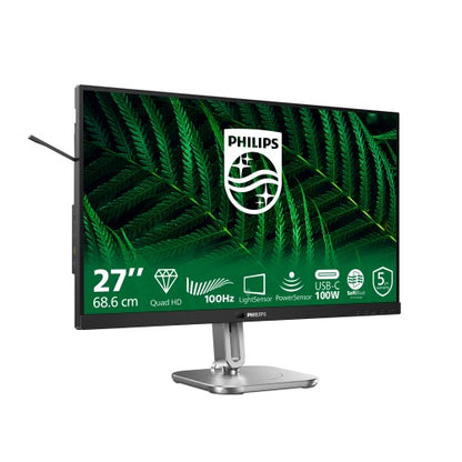 Philips 5000 series 27B2G5601/00 computer monitor 68.6 cm (27") 2560 x 1440 pixels Quad HD LCD Black