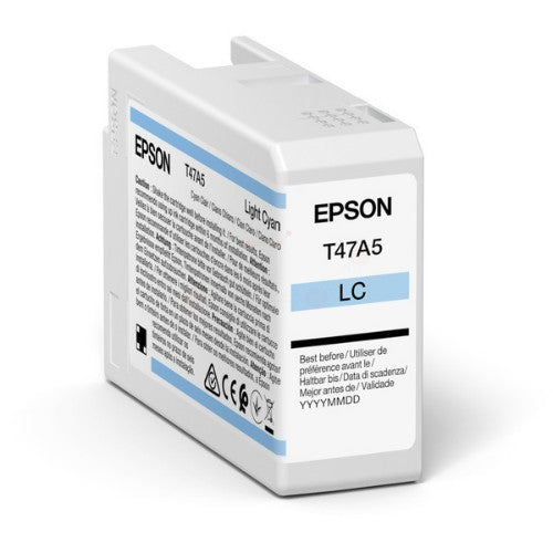 Epson C13T47A500/T47A5 Ink cartridge light cyan 50ml for Epson SC-P 900