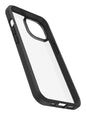 OtterBox React Series for iPhone 15, Black Crystal
