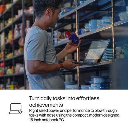 HP ProBook 4 G1iR Intel Core 5 120U Laptop 40.6 cm (16") WUXGA 8 GB DDR5-SDRAM 256 GB SSD Wi-Fi 6E (802.11ax) Windows 11 Pro Silver