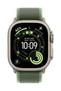 Apple MFT44ZM/A Smart Wearable Accessories Band Green Titanium, Polyester, Spandex, Nylon