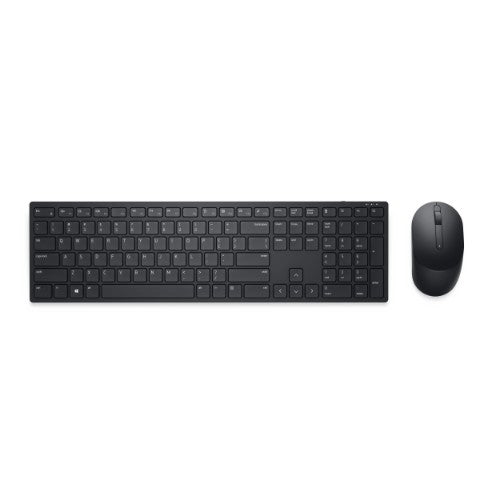 DELL Pro Keyboard and Mouse - KM5221W - US International (QWERTY) - Black - (RTL BOX)