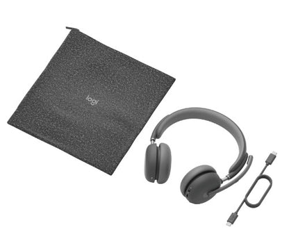 Logitech Zone Wireless 2 Headset Wired & Wireless Head-band Office/Call center USB Type-C Bluetooth Graphite