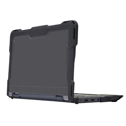 Techair TACHS006 Protective Hard Shell case for Lenovo 100e/100w/300e/300w 4th Gen Chromebook, 11.6 black/clear