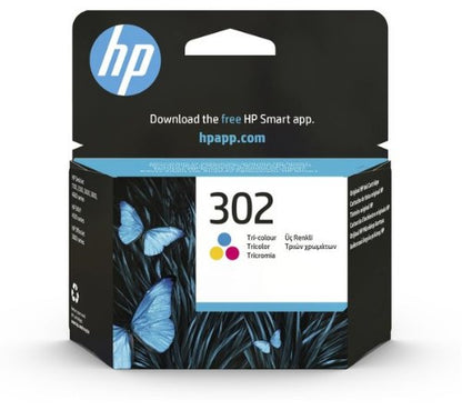 HP F6U65AE/302 Printhead cartridge color, 150 pages ISO/IEC 24711 4ml for HP DeskJet 1110/2130/OfficeJet 5200