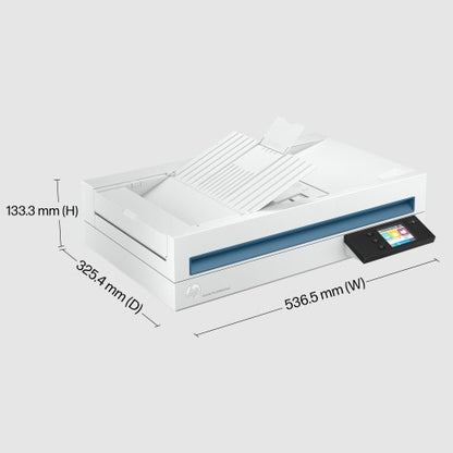 HP ScanJet Pro N4600 fnw1 Flatbed scanner 1200 x 1200 DPI A5 White