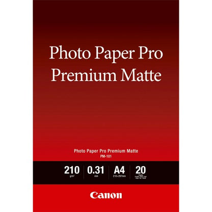 Canon PM-101 Premium Matte Photo Paper A4 - 20 Sheets
