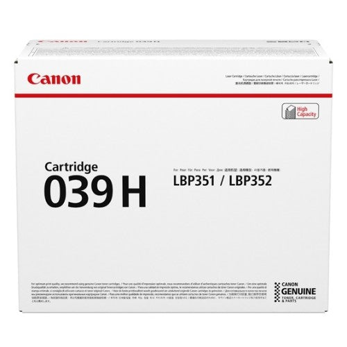 Canon 0288C001/039H Toner cartridge black high-capacity, 25K pages ISO/IEC 19752 for Canon LBP-351