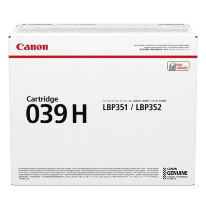 Canon 0288C001/039H Toner cartridge black high-capacity, 25K pages ISO/IEC 19752 for Canon LBP-351