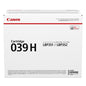 Canon 0288C001/039H Toner cartridge black high-capacity, 25K pages ISO/IEC 19752 for Canon LBP-351