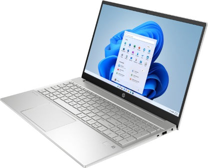 HP Pavilion 15-eg2017na Intel® Core™ i5 i5-1235U Laptop 39.6 cm (15.6") Touchscreen Full HD 8 GB DDR4-SDRAM 512 GB SSD Wi-Fi 6 (802.11ax) Windows 11 Home Silver