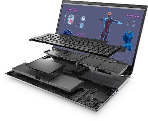 DELL Precision 7780 Intel® Core™ i7 i7-13850HX Mobile workstation 43.9 cm (17.3") Full HD 32 GB DDR5-SDRAM 1 TB SSD NVIDIA RTX 3500 Ada Wi-Fi 6E (802.11ax) Windows 11 Pro UK English Grey