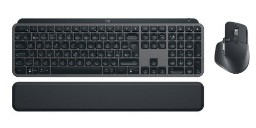 Logitech 920-010931 keyboard Mouse included Office RF Wireless + Bluetooth QWERTY Nordic Graphite