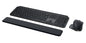 Logitech Master MX Keys Combo for Bussiness keyboard Mouse included Office RF Wireless + Bluetooth QWERTZ Swiss Graphite