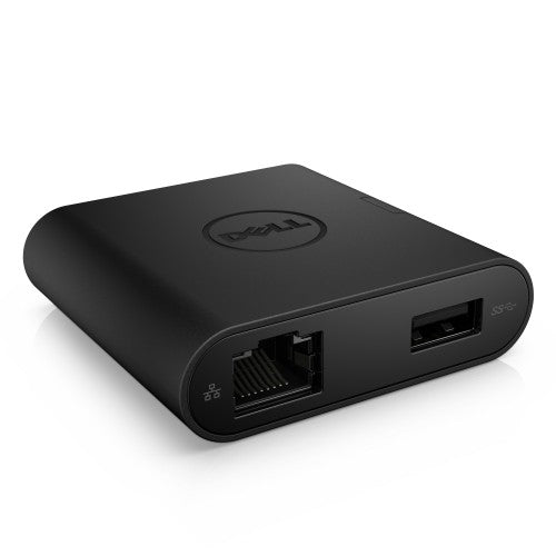 DELL USB-C - HDMI / VGA / Ethernet / USB 3.0, Black
