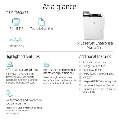 HP LaserJet Enterprise M612dn