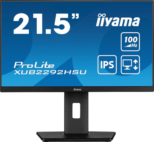 iiyama ProLite XUB2292HSU-B6 computer monitor 54.6 cm (21.5") 1920 x 1080 pixels Full HD LED Black