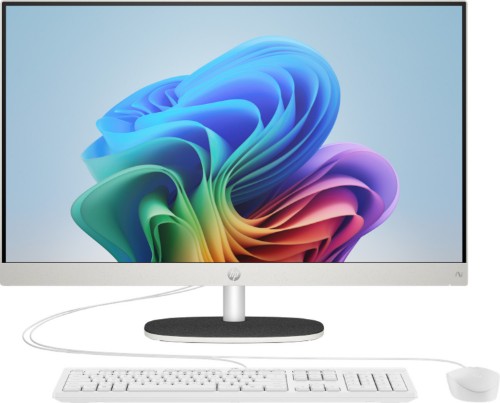 HP Next Gen AI 24-ct2001na Copilot+ PC AMD Ryzen AI 5 340 60.5 cm (23.8") 1920 x 1080 pixels All-in-One PC 16 GB DDR5-SDRAM 1 TB SSD Windows 11 Home Wi-Fi 6 (802.11ax) White